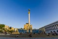 One of the symbols of Kiev Independence Square (Maidan Nezalezhnosti) in the center of the city Royalty Free Stock Photo