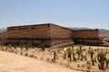 One of the temples at the archaeological site of Mitla, The Palace Grand Hall of Columns, Oaxaca, Mexico Royalty Free Stock Photo