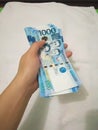 One thousand Philippine peso bills