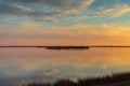 Pea Island Impoundment Pond for Migrating Birds Royalty Free Stock Photo