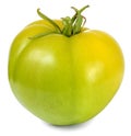 One tomato green isolated Royalty Free Stock Photo