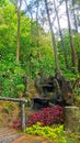 One of Tourism waterfall kake bodo in prigen pasuruan
