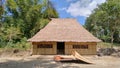One of traditional houses of sasak tribe Royalty Free Stock Photo