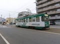 One of the trams in Hakodate, Hokkaido