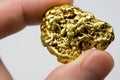 One Troy Ounce California Gold Nugget Royalty Free Stock Photo