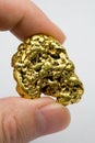 One Troy Ounce California Gold Nugget Royalty Free Stock Photo