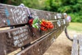 Kurt Cobain Memorial Bench Royalty Free Stock Photo