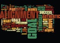 The One Two Punch For Success Authenticity And Alignment Text Background Word Cloud Concept Royalty Free Stock Photo