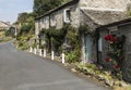 One of the typical backstreets at Grassington Royalty Free Stock Photo