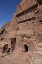 One of the unnamed Royal tombs. Petra, Jordan Royalty Free Stock Photo