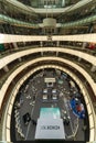 One Utama shopping mall center court bird view