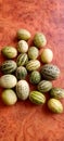 One of various variety of musk melon use for sauces name is kacheri .