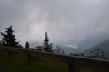 View from Blue Ridge Parkway in the Smokies Royalty Free Stock Photo