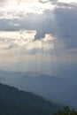 View on Blue Ridge Parkway in the Smokies Royalty Free Stock Photo