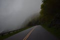 View from Blue Ridge Parkway in the Smokies Royalty Free Stock Photo