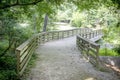 One walkway bridge located in Cary North Carolina