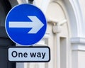 One way right Royalty Free Stock Photo