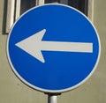 One way road sign Royalty Free Stock Photo