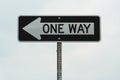 One way sign Royalty Free Stock Photo