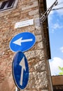 One way sign - Italy Royalty Free Stock Photo