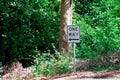 ONE WAY sign taken nearby Brisbane city in Queensland, Australia. Australia is a continent located in the south part of the earth Royalty Free Stock Photo