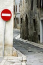 One way street Royalty Free Stock Photo