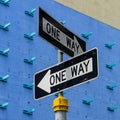 One Way street signs