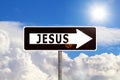 One way to Jesus Christ Royalty Free Stock Photo