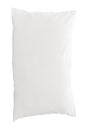 One white pillow after use isolated on white background with clipping path Royalty Free Stock Photo