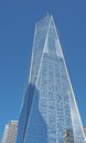 One World Trade Center Skyscraper building in Manhattan, New York City. Royalty Free Stock Photo