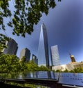 The One World Trade Center is the symbolic building of the twin towers of New York in the USA.