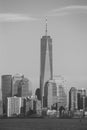 One World Trade Centre Monochrome, New york Royalty Free Stock Photo