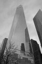 One World Trade Centre Monochrome, NY Royalty Free Stock Photo