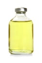 One yellow bottle with essential oil Royalty Free Stock Photo