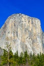 Magical Blue Sky and El Capitan Granite Monolith