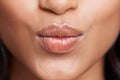 And one for you. Cropped shot of a womans beautiful lips. Royalty Free Stock Photo