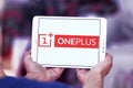 OnePlus smartphone manufacturer logo Royalty Free Stock Photo