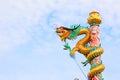 Dragon Statue In Ong Hok Kian Shrine, Surat Thani, Thailand