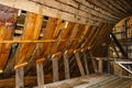 Ongoing Shipbuilding of an old wooden ship