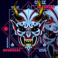 ONI BEAST DESIGN GEOMETRIC PERFECT BLOOD