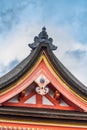 OnigawaraOgre Tile, Gegyo and Rokyou roof ornaments of NiomonDeva Gate at Kiyomizu-dera Temple.