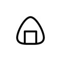 Onigiri Japanese rice balls icon