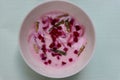 Onion Beetroot Raita / pyaj or kanda Koshimbir / Indian salad is a condiment from the Indian subcontinent,