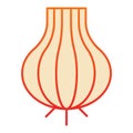 Onion flat icon. Pungent food orange icons in trendy flat style. Organic vegetable gradient style design, designed for