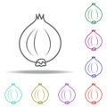 Onion, food, spice icon. Elements of Thanksgiving day in multi color style icons. Simple icon for websites, web design, mobile app Royalty Free Stock Photo