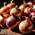 Onion fresh raw organic vegetable