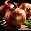 Onion fresh raw organic vegetable