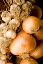 Onion and garlic Royalty Free Stock Photo