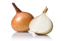 Onion isolated on white Royalty Free Stock Photo