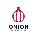 onion Logo icon illustration design Royalty Free Stock Photo